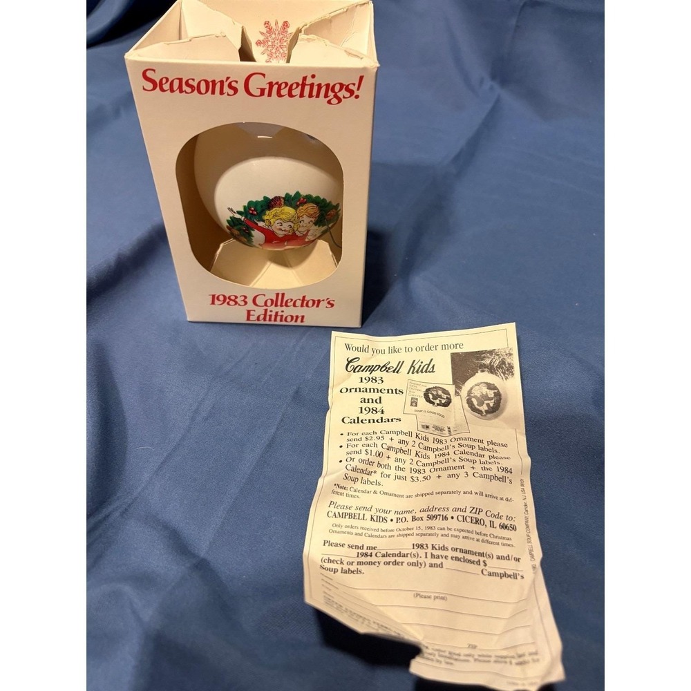 Campbell's 1983 Collector's Edition Christmas Ornament